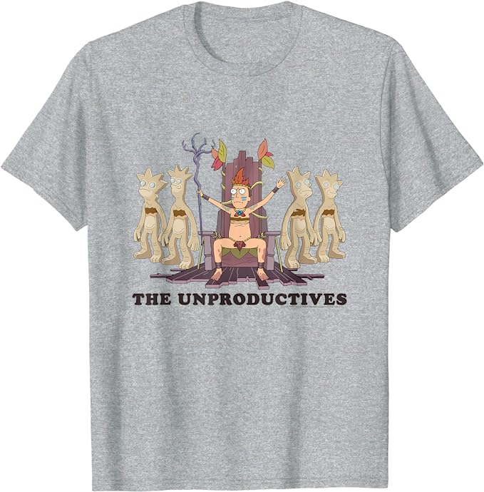 The_Unproduktives_T-shirt_Grau Meliert